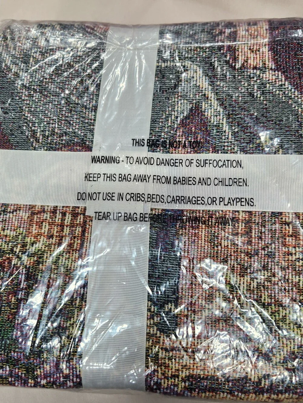 Virah Bella Inspirational Tapestry Throw Make a Wish Cottage Thomas Kinkade New